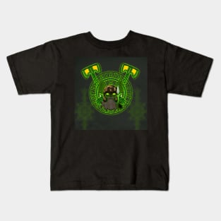 Viking with helmet Kids T-Shirt